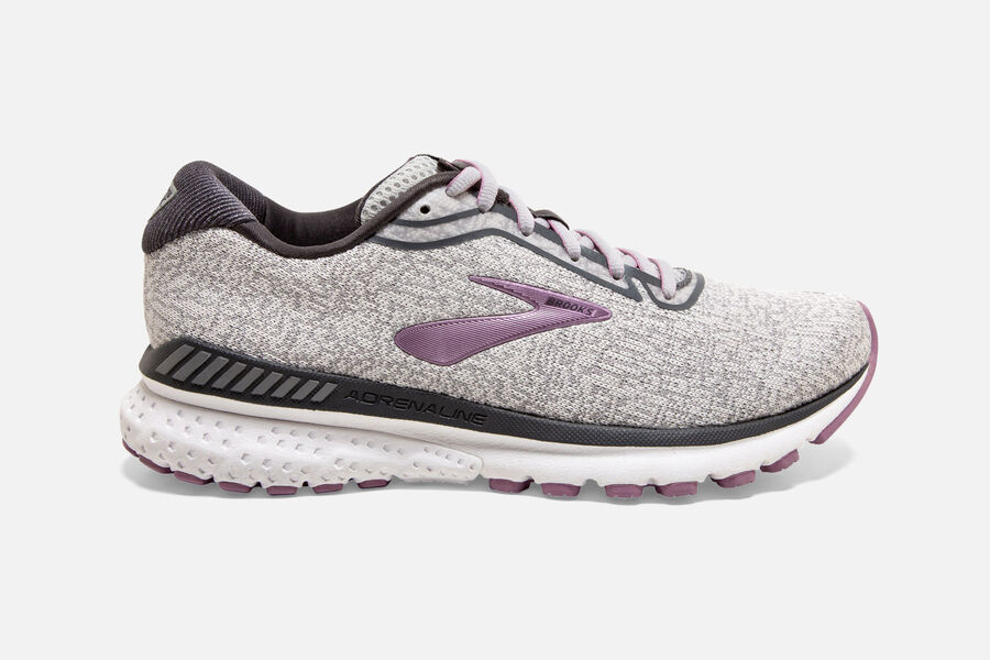 Brooks Women's Adrenaline GTS 20 Road Running Shoes Grey/White/Valerian ( LRMNF1807 )